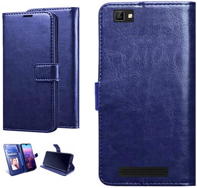 MAXSHAD Flip Cover for Xolo ERA 1X(Blue)