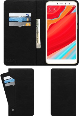 ACM Wallet Case Cover for Mi Redmi Y2(Black, Cases with Holder, Pack of: 1)
