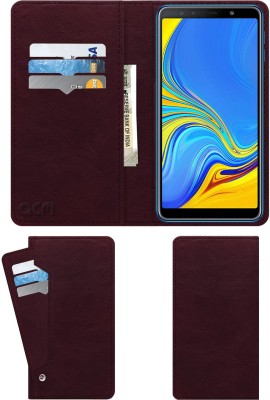 ACM Wallet Case Cover for Samsung Galaxy A7 2018 Edition(Maroon, Cases with Holder, Pack of: 1)