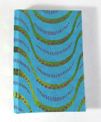 Camlon Exports Handmade Writing Golden embossed journal A6 Diary Unruled 96 Pages(Multicolor)