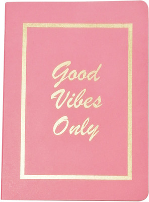 Northland Good Vibes Only Regular Diary Ruled 75 Pages(Pink)