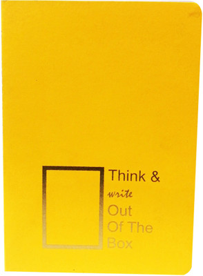 Northland Think & write Out of The Box Regular Diary Ruled 75 Pages(Yellow)