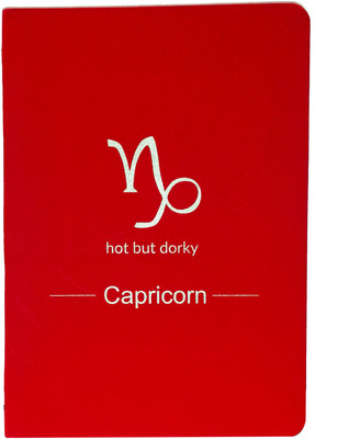 Northland Zodiac Sign Capricorn Regular Diary Ruled 75 Pages(Red)