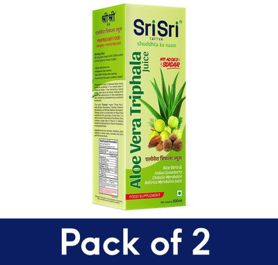 Sri Sri Tattva Aloe Vera Triphala(2 x 500)