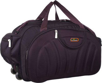 Inte Enterprises (Expandable) fedra polyester 40 L round duffel trolley bag Duffel With Wheels (Strolley)