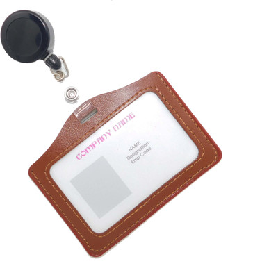 signistics Plastic ID Badge Holder, ID Badge Reel(Pack of 1)