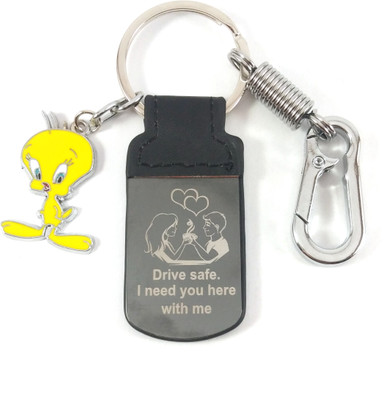 Isk mini tweety with Drive safe keychain Key Chain