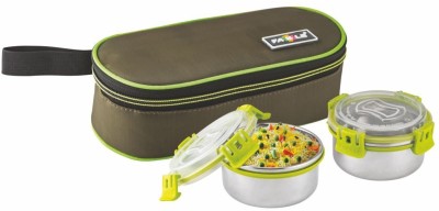 FABLE Lunch Box -Air Tight,PU Insulated Containers with Lock Lid,BPA Free,100% Food Grade 2 Containers Lunch Box(300 ml)