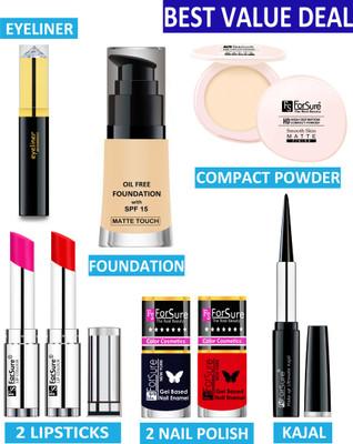 ForSure All in One Professional Makeup Kit 23(Pack of 8)