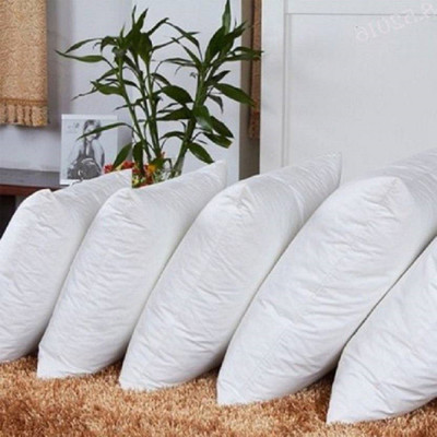 GKM Microfibre Solid Cushion Pack of 5(White)
