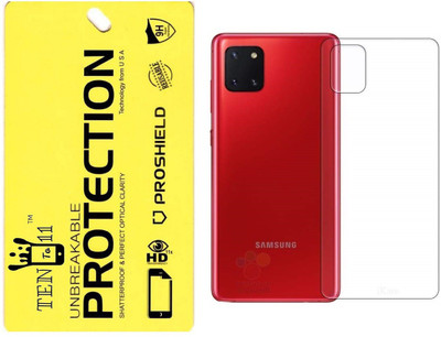 Ten To 11 Back Screen Guard for Samsung Galaxy Note 10 Lite(Pack of 1)