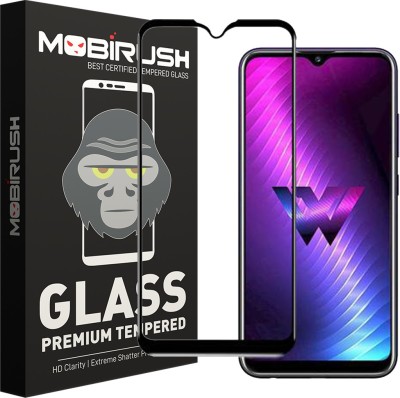 MOBIRUSH Edge To Edge Tempered Glass for LG W30 Pro(Pack of 1)