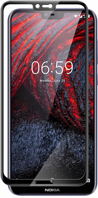 Juberous Edge To Edge Tempered Glass for Nokia 6.1 Plus(Pack of 1)