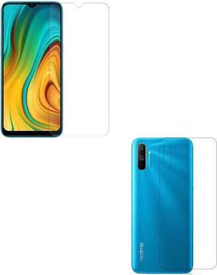 PR SMART Front and Back Screen Guard for Oppo Realme C3(Pack of 2)