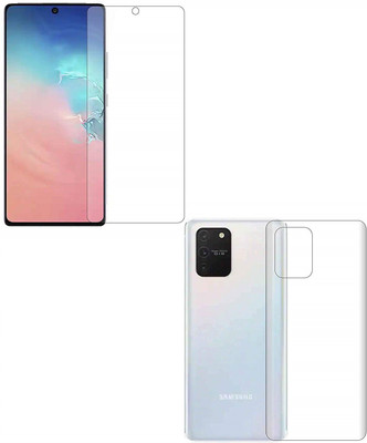 Vatsin Front and Back Screen Guard for Samsung Galaxy Note 10 Lite(Pack of 2)