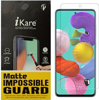 SecureSmarty Impossible Screen Guard for Samsung Galaxy A51(Pack of 1)