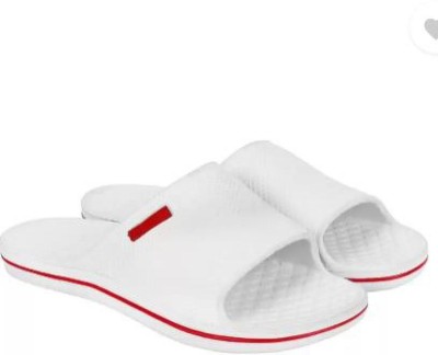 Ammar Collection Men Slippers(White , 9)