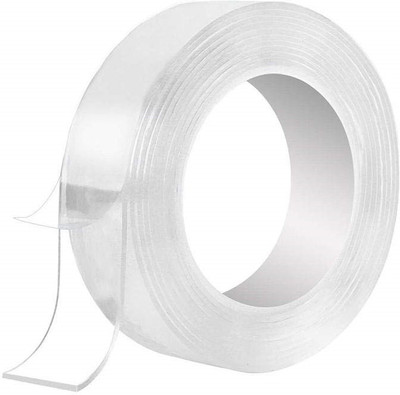 Alleybelly Enterprise Multi-Functional Anti-Slip Double Sided Sticky Grip Tape ( 1 M ) Grip Tape(White)
