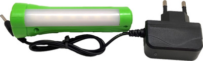 CTB PLSUPREME 006 Plus 3 Watt LED Rechargeable Torch With 1400 MAH Lithium Battery - Green Torch(Green, 12 cm, Rechargeable)