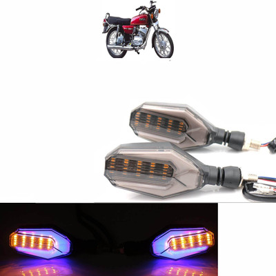 Vagary Side LED Indicator Light for Yamaha Universal For Bike(Blue, Yellow)