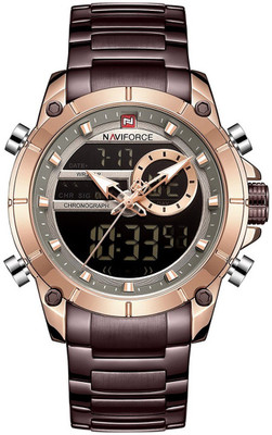 NAVIFORCE NF9163-CG Analog-Digital Watch  - For Men