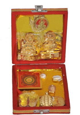 MANSRI TRADES SHRI KUBER DHANLAXMI VARSHA YANTRA Brass Yantra(Pack of 1)