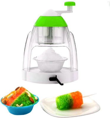 KUBER INDUSTRIES Ice Gola Slush Maker Ice Snow Maker Machine with 3 Bowl, 1 Glass, 4 Sticks (Multicolor) -CTKTC38141 Chopper(1 ice gola and slush maker, 3 bowls, 4 reusable sticks)