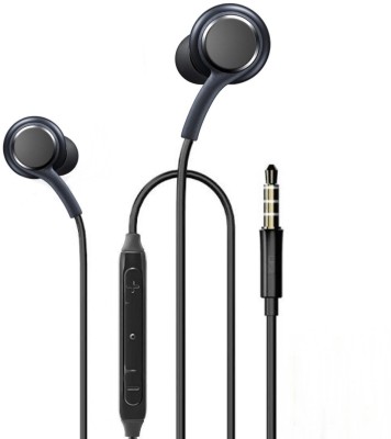Meyaar Original A_K_47_Best Quality Earphone with mic in-Ear Earbuds Wired without Mic Headset(Black, In the Ear)