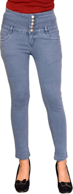 rjcollection Slim Women Grey Jeans