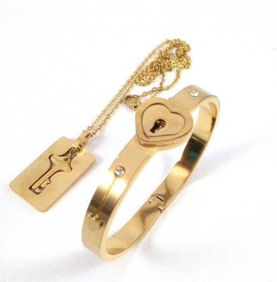 MSE Fashion Crystal Gold-plated Yellow Jewellery Set(Pack of 1)