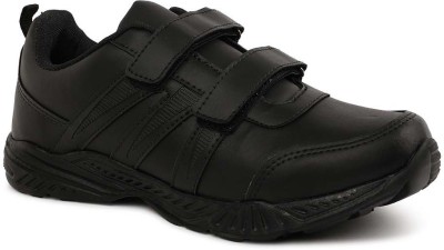 Paragon Boys Velcro Sneakers(Black)