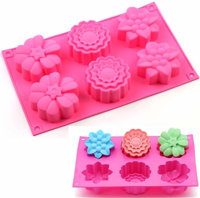 PURENSO Silicone Cupcake/Muffin Mould 6(Pack of 1)