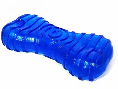 Power Up Pet Dog Squeaky Rubber Non Toxic Sound and Chew Bone Toy Rubber Chew Toy For Dog