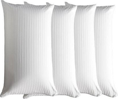 Swikon star Cotton Sleeping Pillow Pack of 4 Solid(White)