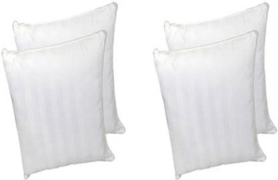 Navi collection Polyester Fibre Solid Sleeping Pillow Pack of 4(White)