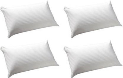 Navi collection Polyester Fibre Solid Lumbar Pillow Pack of 4(White)