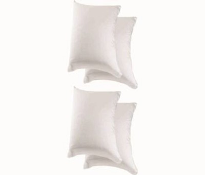 Navi collection Polyester Fibre Solid Sleeping Pillow Pack of 4(White)