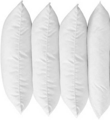 Navi collection Microfibre Solid Sleeping Pillow Pack of 4(White)