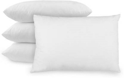 Navi collection Polyester Fibre Solid Sleeping Pillow Pack of 4(White)