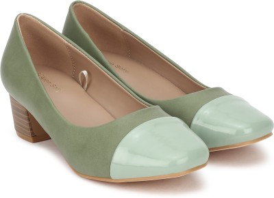 Allen Solly Women Heels(Green , 7)