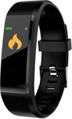 shoptoshop Heart Rate Monitor LED Touchscreen(Black Strap, Size : free size)