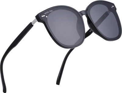 ROYAL SON Over-sized Sunglasses(Black)