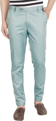 AD & AV Regular Fit Men Light Blue Trousers