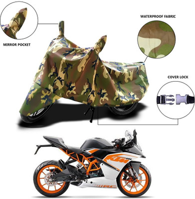 MSR STORE Waterproof Two Wheeler Cover for KTM(RC 200, Multicolor)