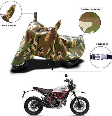 SnehaSales Waterproof Two Wheeler Cover for Ducati(Scrambler, Green)