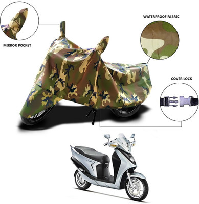 THE REAL ARV Waterproof Two Wheeler Cover for Hero(Green)