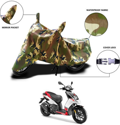 MSR STORE Waterproof Two Wheeler Cover for Aprilia(Multicolor)