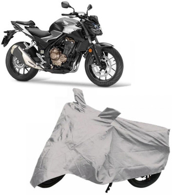 Uniqon Two Wheeler Cover for Honda(Silver)