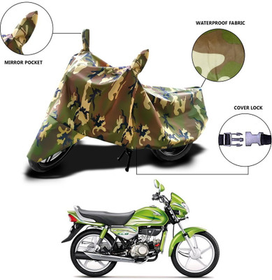 MSR STORE Waterproof Two Wheeler Cover for Hero(HF Deluxe, Multicolor)