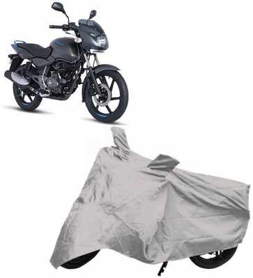 Utkarsh Two Wheeler Cover for Bajaj(Pulsar, Silver)
